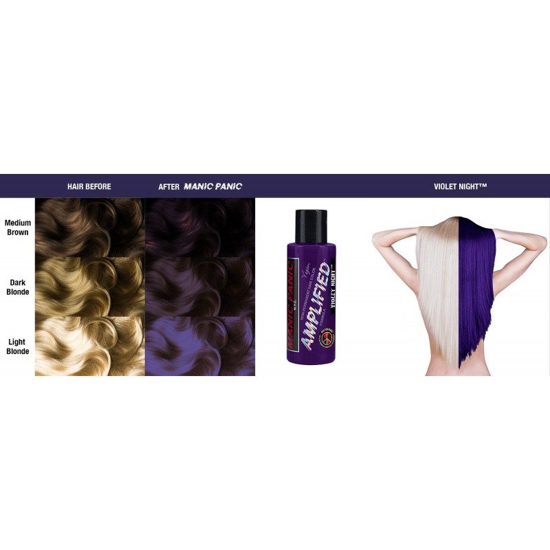 Фиолетовая краска для волос VIOLET NIGHT CLASSIC HAIR DYE - Manic Panic